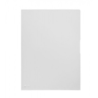 Pardo Pack de 100 Dossiers con Uñero A4 Transparentes 130 Micras - Acabado Piel de Naranja