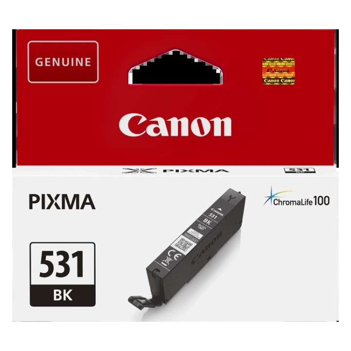 Canon CLI531 Negro Cartucho de Tinta Original - 6118C001/CLI531BK