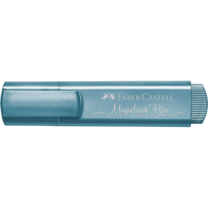 Faber-Castell Textliner 46 Metallic Marcador Fluorescente - Punta Biselada - Trazo entre 1mm y 5mm - Tinta con Base de Agua - C