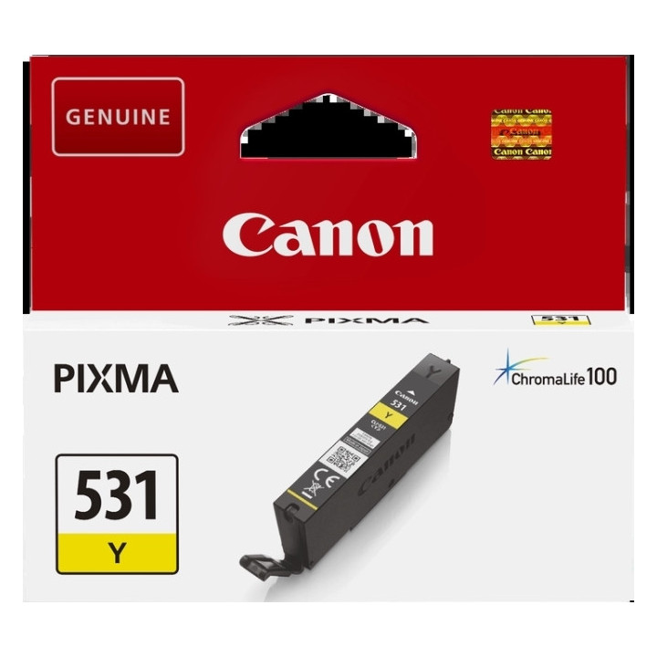 Canon CLI531 Amarillo Cartucho de Tinta Original - 6121C001/CLI531Y