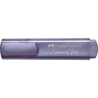 Faber-Castell Textliner 46 Metallic Marcador Fluorescente - Punta Biselada - Trazo entre 1mm y 5mm - Tinta con Base de Agua - C