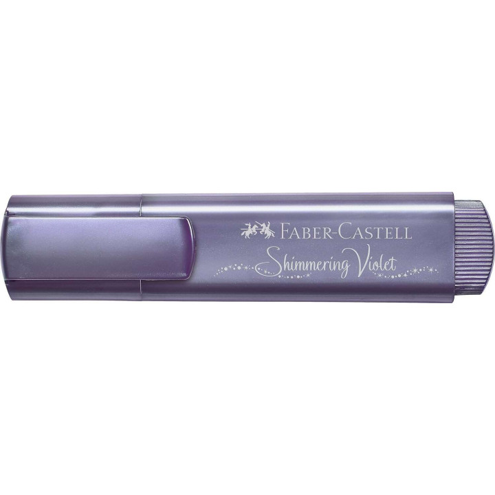 Faber-Castell Textliner 46 Metallic Marcador Fluorescente - Punta Biselada - Trazo entre 1mm y 5mm - Tinta con Base de Agua - C