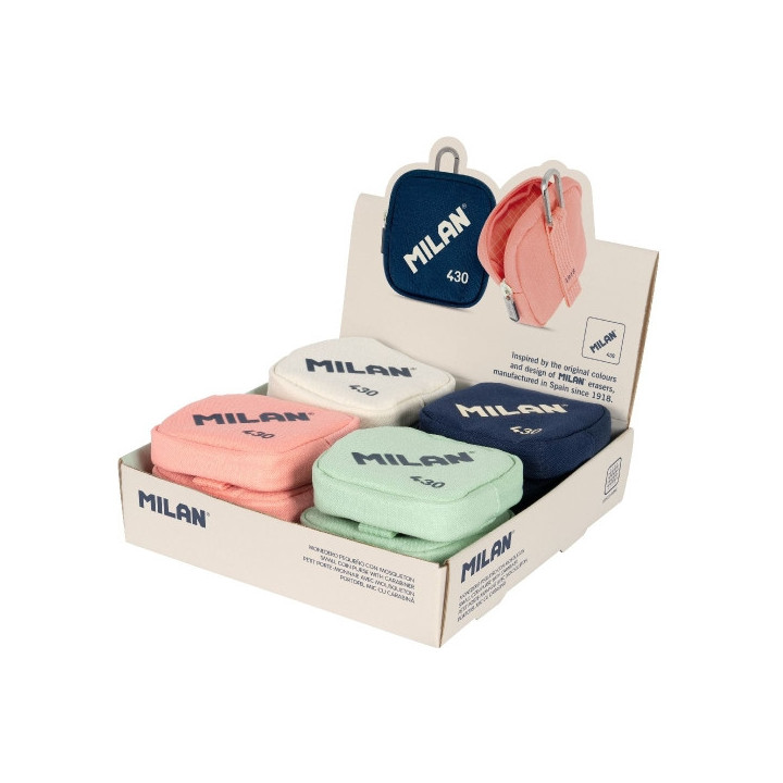 Milan Coleccion 430 Expositor con 12 Monederos Pequeños - Tamaño Monedero 10