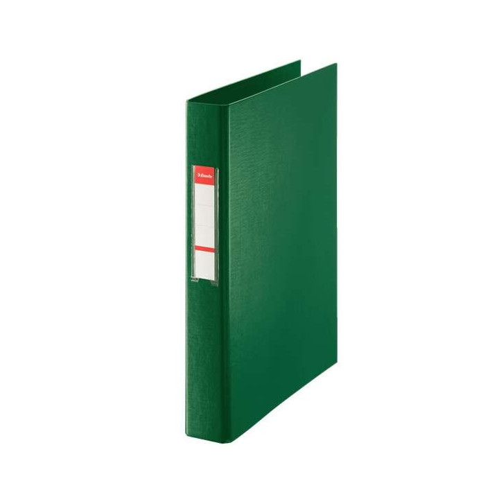 Esselte Carpeta de Anillas - Formato Folio - Capacidad para 190 Hojas - 2 Anillas de 25mm - Color Verde