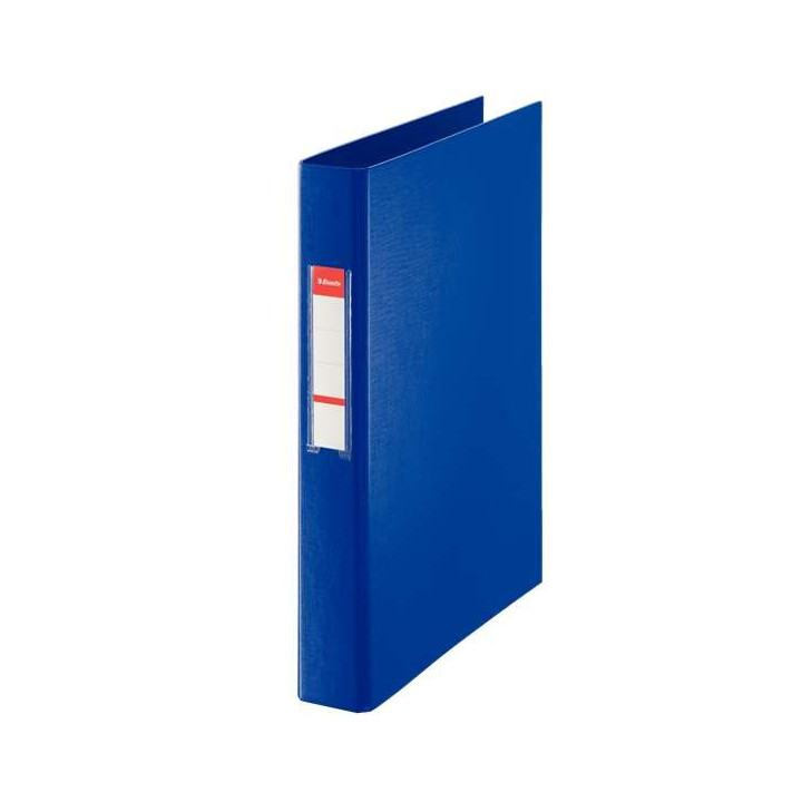 Esselte Carpeta de Anillas Formato Folio - 2 Anillas Mixtas de 25mm - Capacidad para 190 Hojas - Color Azul
