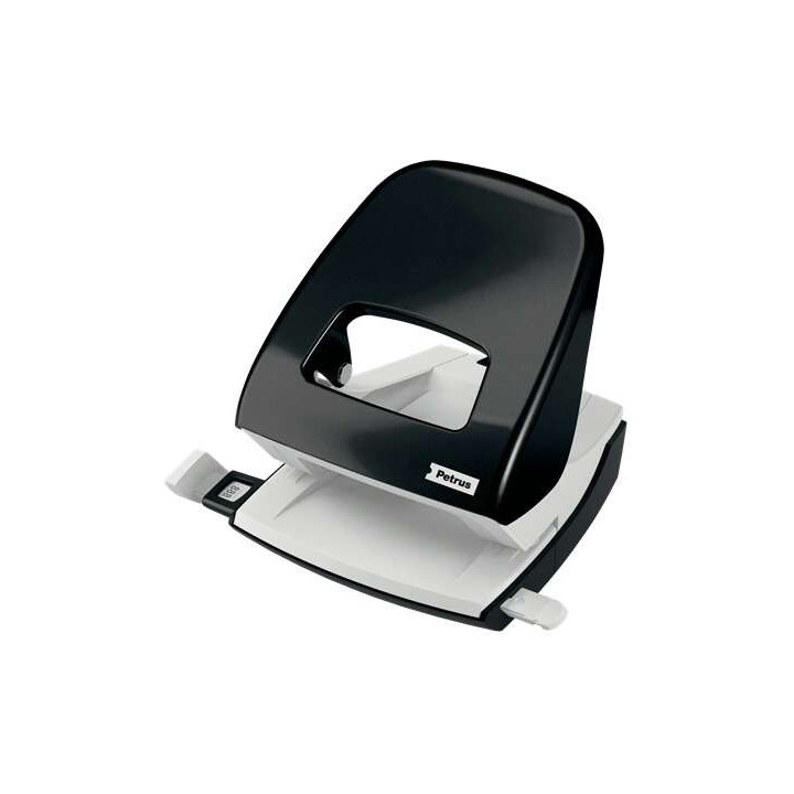 Petrus 62 Taladro Perforador 2 Orificios - Hasta 30 Hojas - Facil Vaciado - Formato A4