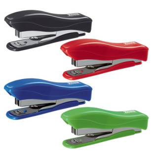 Petrus 200 Liliput Recycled Grapadora + 1 Caja de 1.000 Grapas 23/6 - Hasta 12 Hojas - Grapas 23/6 - Fabricada con un 85% de Pl