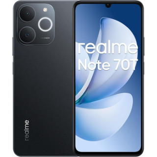 Realme Note 70T Smartphone Pantalla Amoled 6.75"- 90Hz - 4GB - 256GB - Bateria 6000mAh - Color Negro