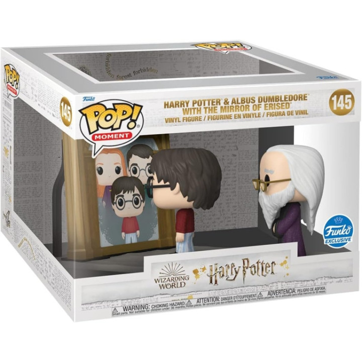 Funko Pop Moment Harry Potter Harry Potter y Albus Dumbledore con el Espejo de Erised - Set de Figuras de Vinilo - Altura 10.5c