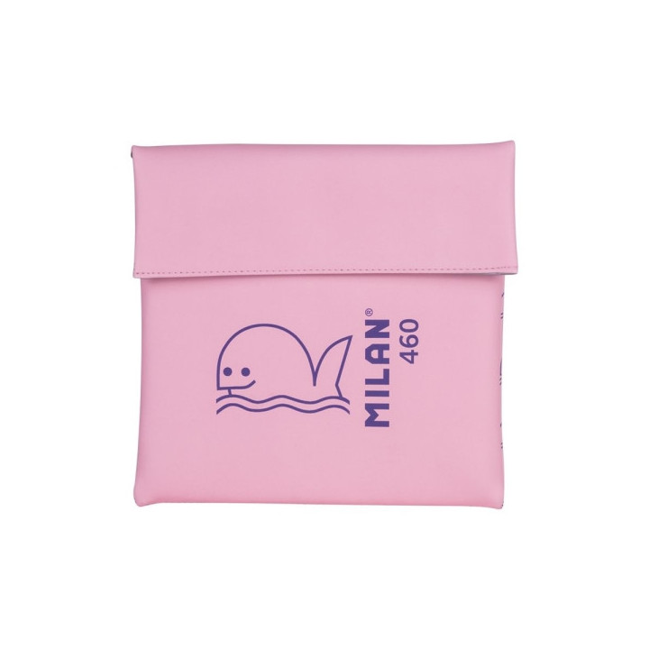 Milan Coleccion 460 Bolsa Isotermica Porta Alimentos 0.3L - Forro Interior Isotermico - Color Rosa