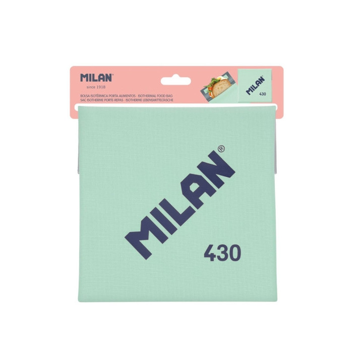 Milan Coleccion 430 Bolsa Isotermica Porta Alimentos 0.3L - Forro Interior Isotermico - Color Verde