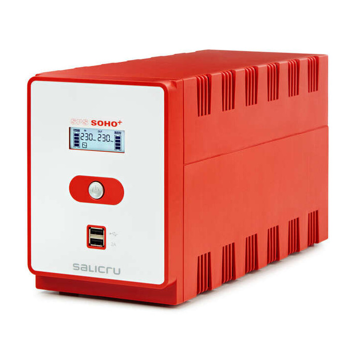 Salicru SPS 1600 SOHO+ Sistema de Alimentacion Ininterrumpida - SAI/UPS - 1600 VA - Line-interactive - Doble Cargador USB - Col