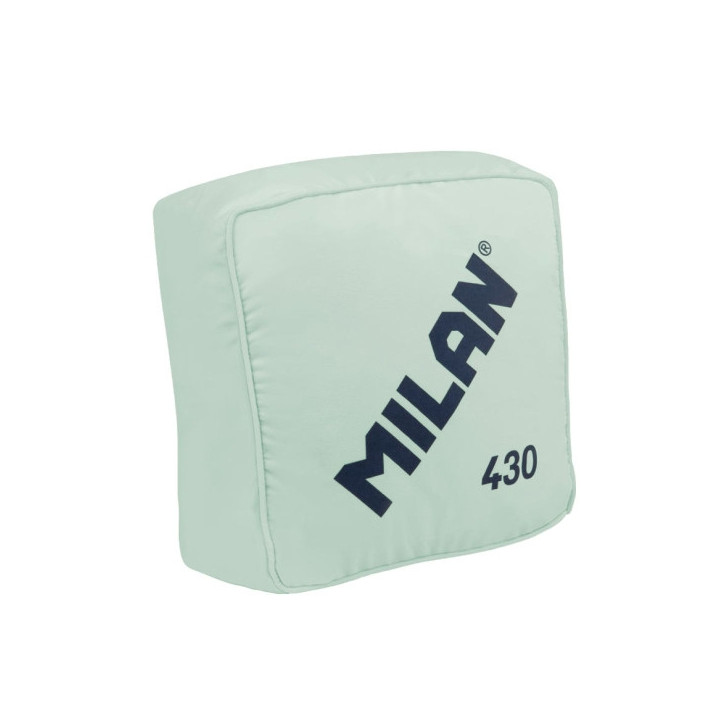 Milan Coleccion 430 Cojin con Forma y Color de la Goma de borrar Milan 430 - Medidas 35x35x16cm - Color Verde