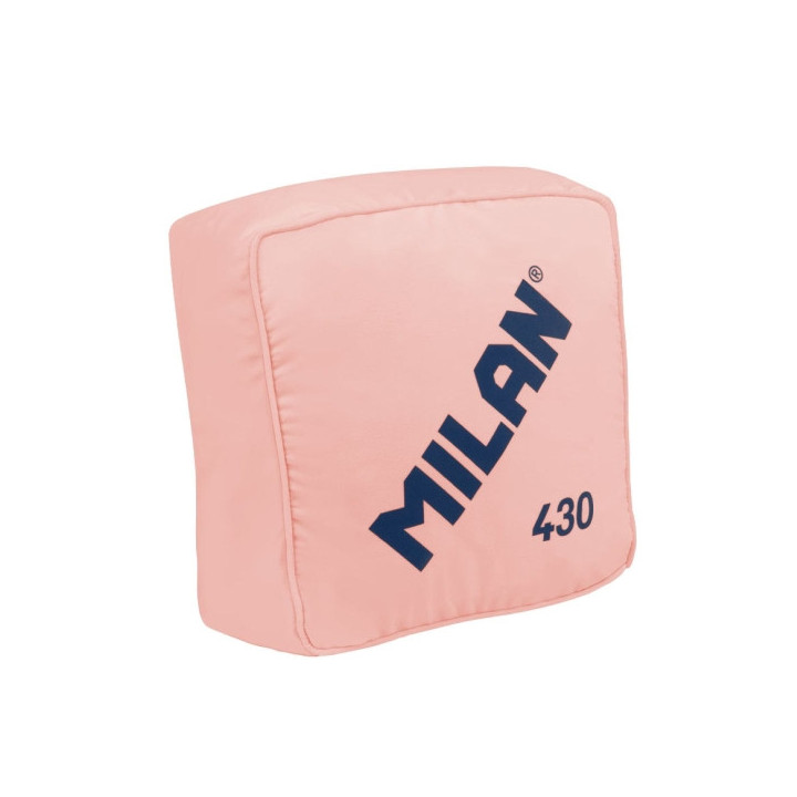 Milan Coleccion 430 Cojin con Forma y Color de la Goma de borrar Milan 430 - Medidas 35x35x16cm - Color Rosa