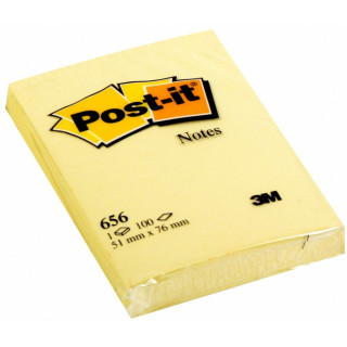Post-it Bloc de 100 Notas Adhesivas Removibles Canary Yellow 51x76mm - Papel con Certificacion PEFC - 7100172750 - Color Amaril