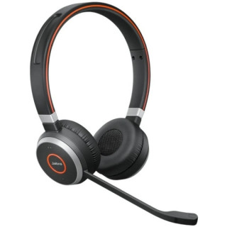 Jabra Evolve 65 SE UC Stereo Auriculares con Microfono Bluetooth - Cancelacion de Ruido - Autonomia hasta 12h - Diadema Ajustab