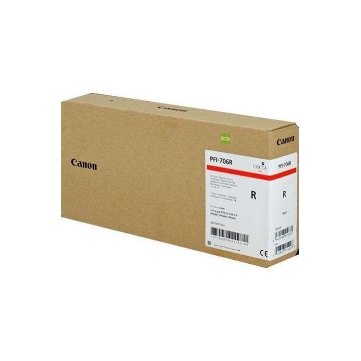 Canon PFI706 Rojo Cartucho de Tinta Original - 6687B001