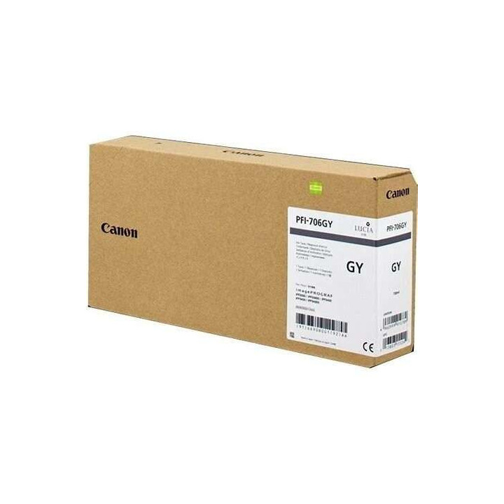 Canon PFI706 Gris Cartucho de Tinta Original - 6690B001