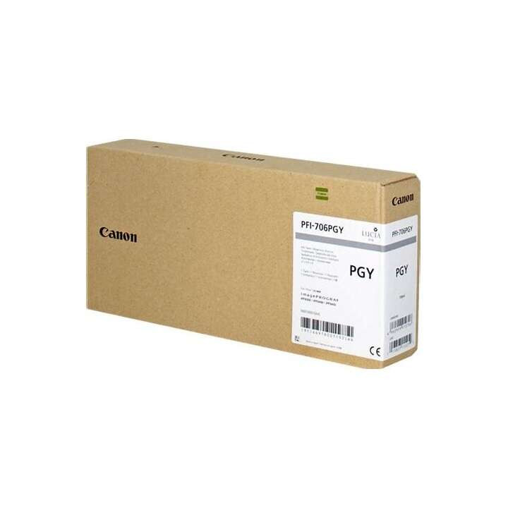 Canon PFI706 Gris Photo Cartucho de Tinta Original - 6691B001