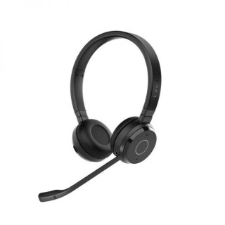 Jabra Evolve 65 TE UC Stereo Auriculares con Microfono Bluetooth - Cancelacion de Ruido - Autonomia hasta 12h - Diadema Ajustab