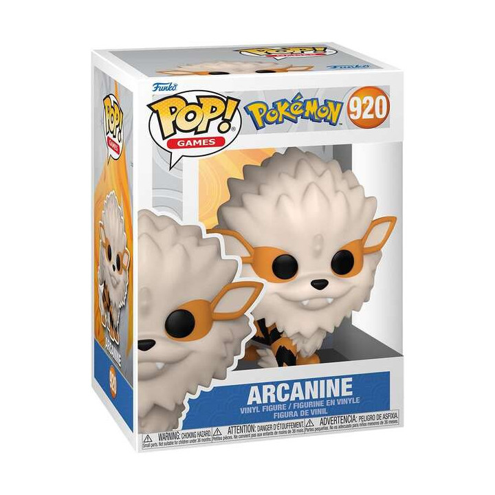 Funko Pop Pokemon Arcanine - Figura de Vinilo - Altura 9.5cm aprox.