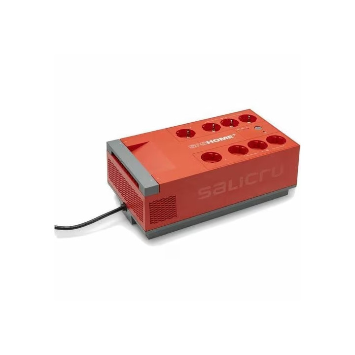 Salicru SPS 650 HOME+ Sistema de Alimentacion Ininterrumpida - SAI/UPS - 650 VA - Off-line Multibase - Color Rojo