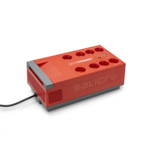 Salicru SPS 1000 HOME+ Sistema de Alimentacion Ininterrumpida - SAI/UPS - 1000 VA - Line interactive Multibase - Color Rojo
