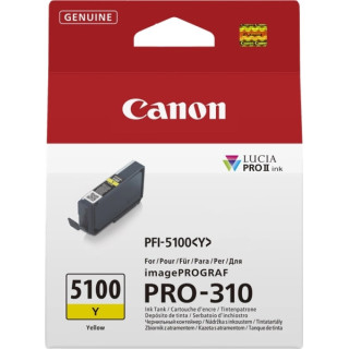 Canon PFI5100 Amarillo Cartucho de Tinta Original - PFI5100Y/6955C001