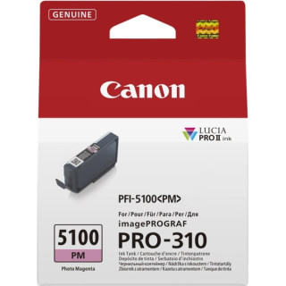 Canon PFI5100 Magenta Photo Cartucho de Tinta Original - PFI5100PM/6957C001