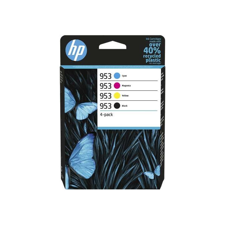 HP 953 Pack de 4 Cartuchos de Tinta Originales - 6ZC69AE