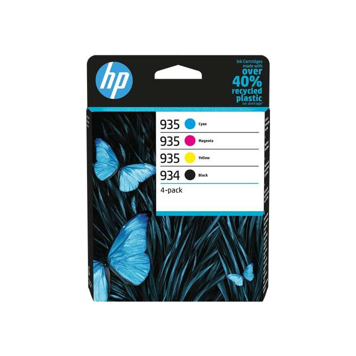 HP 934 + 935 Pack de 4 Cartuchos de Tinta Originales - 6ZC72AE