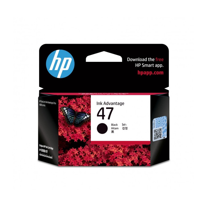 HP 6ZD21AE Negro Cartucho de Tinta Original - 47