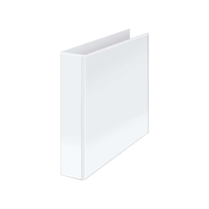 Dohe Carpeta Canguro Basic A4 - 2 Anillas Mixtas 55mm - Bolsa en Lomo y Portada - Carton Forrado - Color Blanco