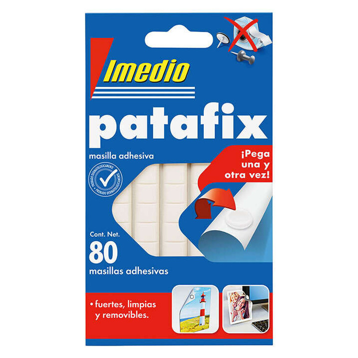 Imedio Patafix Masilla Adhesiva Blanca - Fuertes