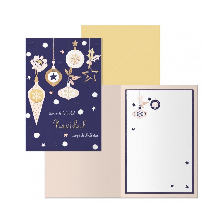 Dohe Jingle Pack de 6 Tarjetas de Felicitacion Navideña con Sobre - Tamaño Cerrada 11.5x17cm