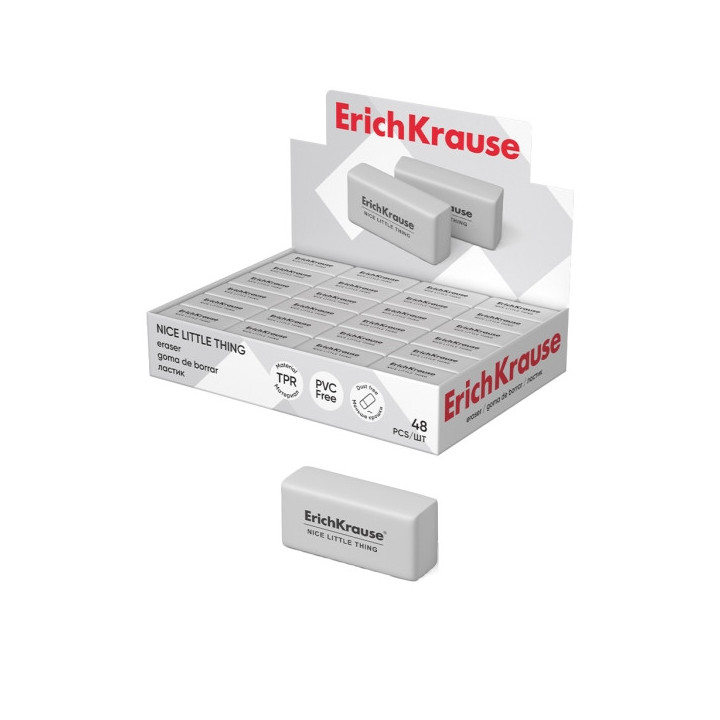 Erichkrause Nice Little Thing Borrador de Dureza Media - Fabricada en Caucho Termoplastico Hipoalergenico - Libre de PVC - Colo