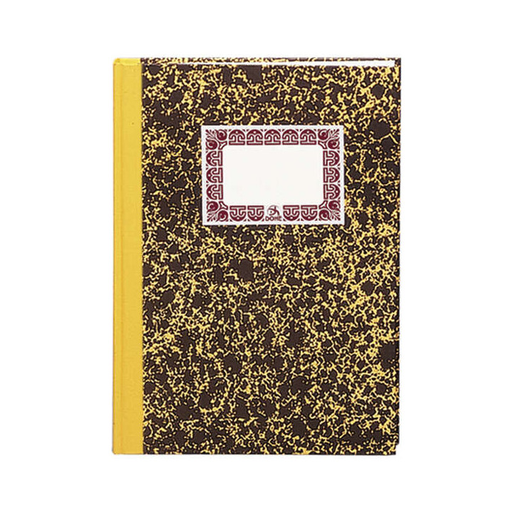 Dohe Cuaderno Cartone Modelo Cuentas Corrientes de 100 Hojas - Folio Natural - Tapa en Tres Piezas con Lomera de Tela - Interio