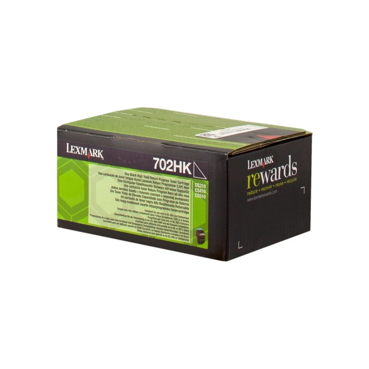 Lexmark CS310/CS410/CS510 Negro Cartucho de Toner Original - 70C2HK0/70C0H10/70C0H10/702HK