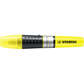 Stabilo Luminator Marcador Fluorescente - Mayor Suministro de Tinta - Zona de Agarre - Trazo entre 2 y 5mm - Color Amarillo