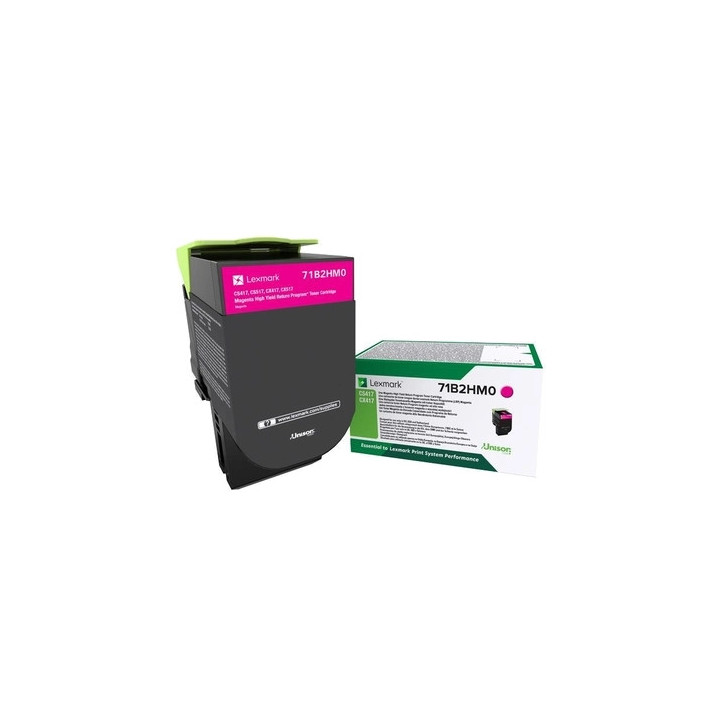 Lexmark CS417/CX417/CS517/CX517 Magenta Cartucho de Toner Original - 71B2HM0/71B0H30