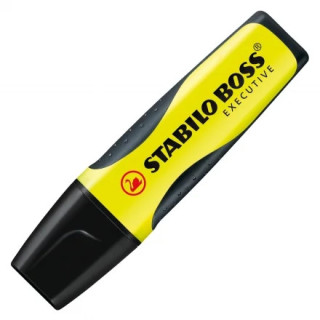Stabilo Boss Executive Marcador Fluorescente - Zona de Agarre - Trazo entre 2 y 5mm - Recargable - Tinta con Base de Agua - Col