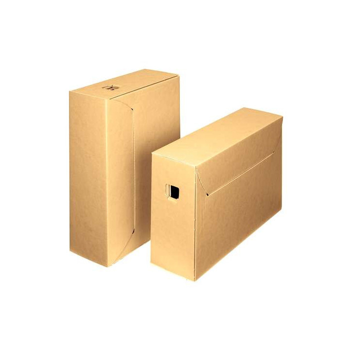 Fellowes Loeffs Pack de 50 Cajas de Archivo Definitivo - Libre de Acido 10 Años - Color Marron