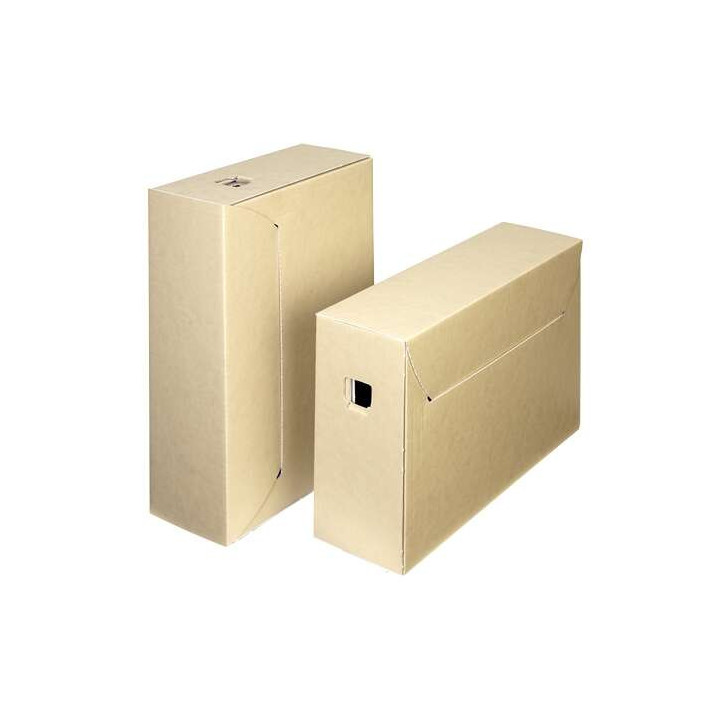 Fellowes Loeffs Pack de 50 Cajas de Archivo Definitivo - Libre de Acido 30 Años - Color Marron