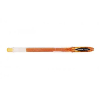 Uni-ball Signo UM-120 Boligrafo de Tinta Gel - Punta de Bola 0.7mm - Tinta Resistente al Agua y Luz - Color Naranja
