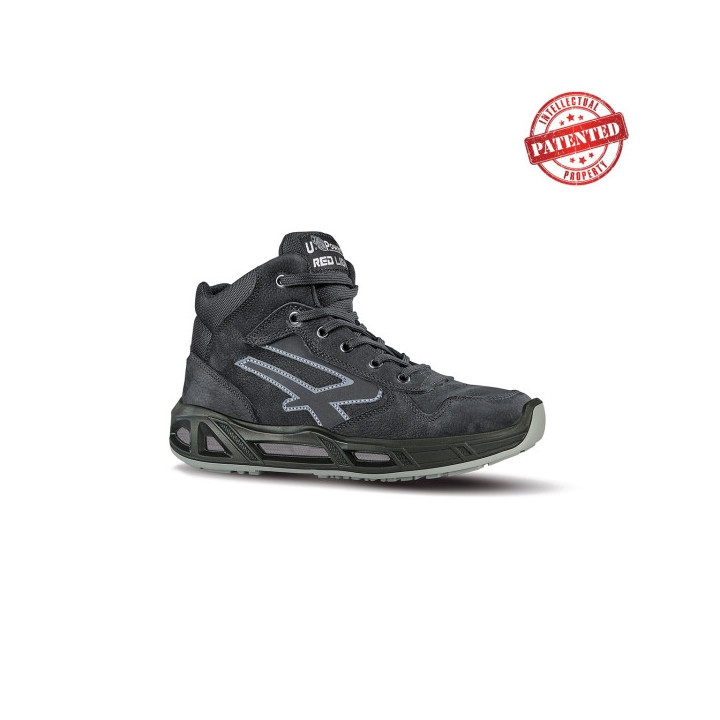 Upower Lift Carpet S ESD Calzado de Seguridad Altos - Talla 38 - Cuero Nubuck