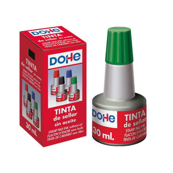 Dohe Tinta para Tampones y Sellos 30ml - Color Verde