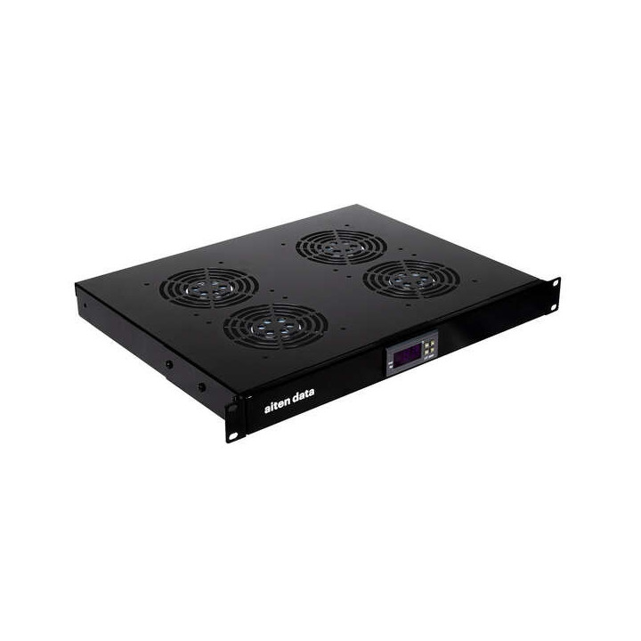 Aiten Data Termostato para Armario con 4 Ventiladores 1U