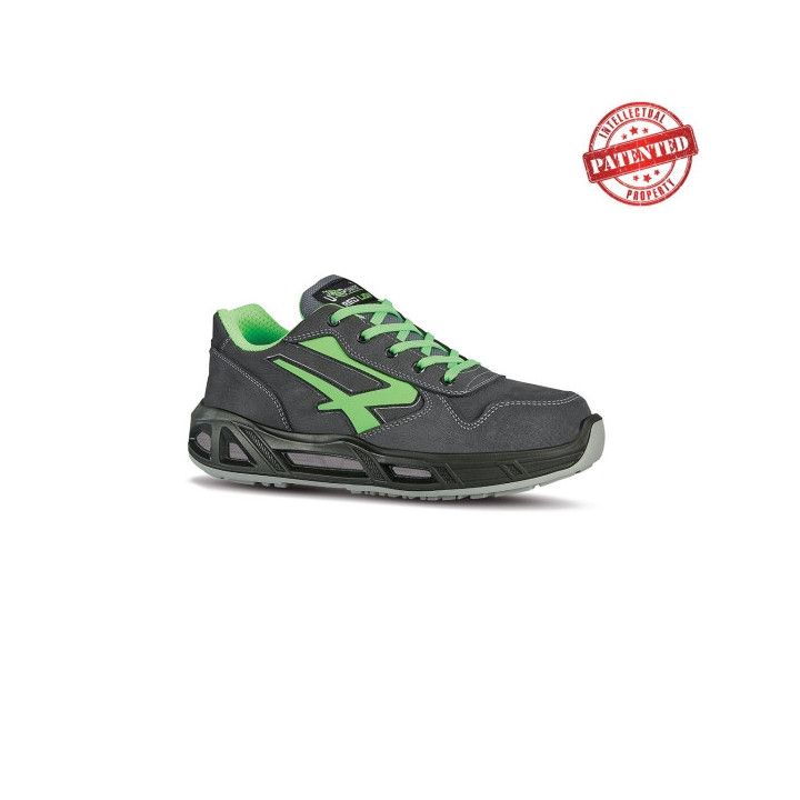 Upower Yoda Carpet S ESD Calzado de Seguridad Bajos - Talla 35 - Cuero Nubuck