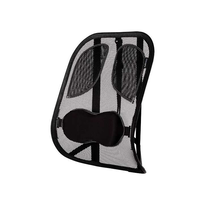 Fellowes Mesh Professional Series Suites Cojin Lumbar - Material de Malla - Sistema Triple Tensor - Color Grafito
