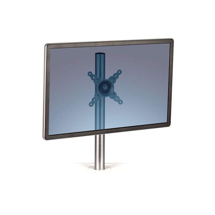 Fellowes Accesorio Brazo Individual para Estación de Trabajo Lotus - Ajustable en Altura - Hasta 27 Pulgadas y 7kg - Color Pla